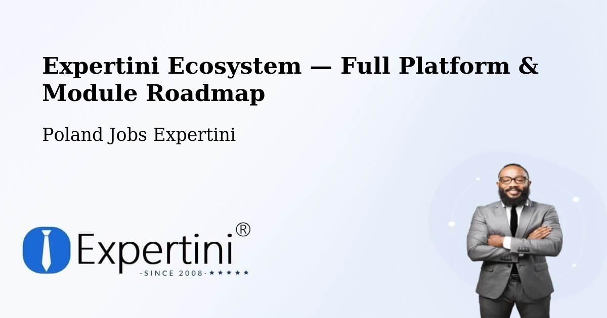 Expertini Ecosystem — Full Platform & Module Roadmap – Kock