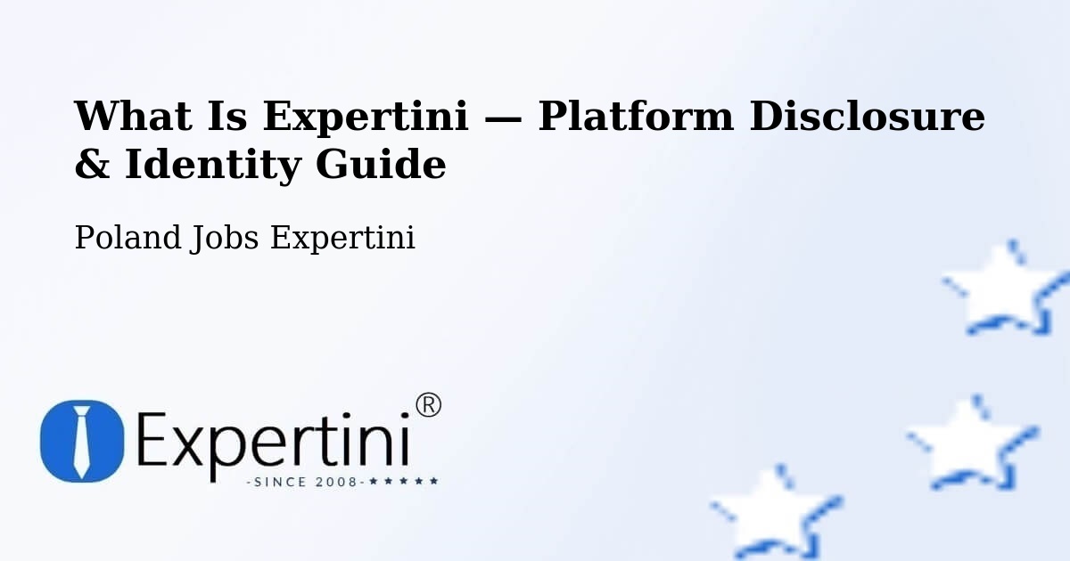 What Is Expertini — Platform Disclosure & Identity Guide – Kock